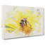 Bee Collecting Pollen - Wrapped Canvas-56665179