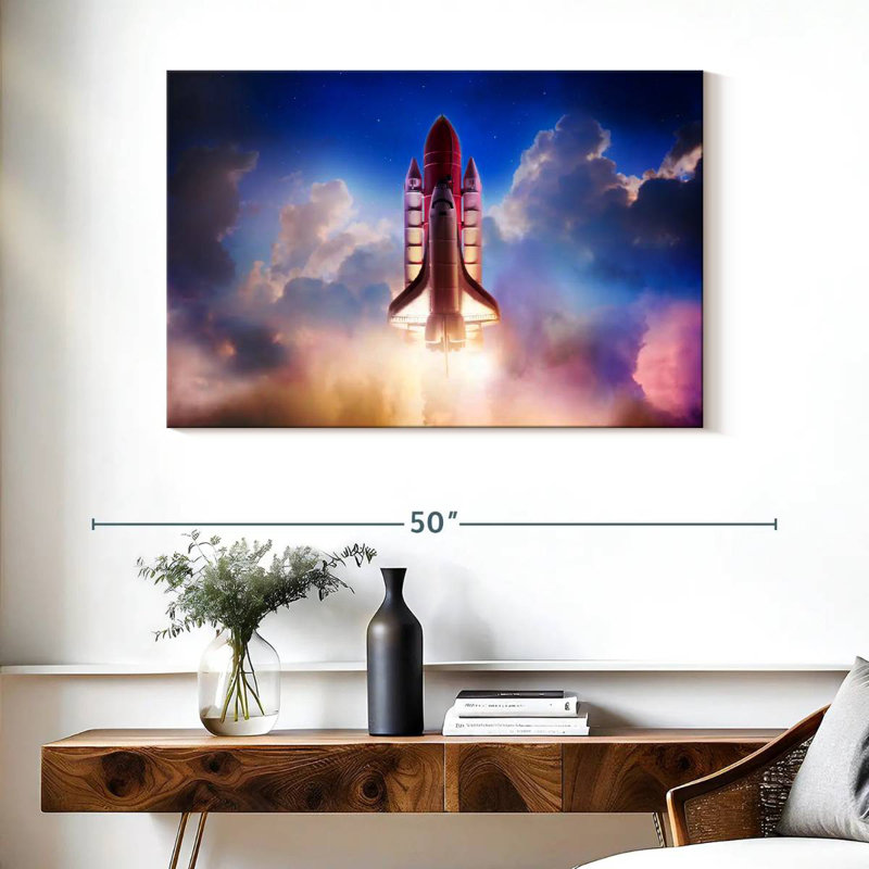 Oberle Rocket To The Sky, 26" H x 39" W