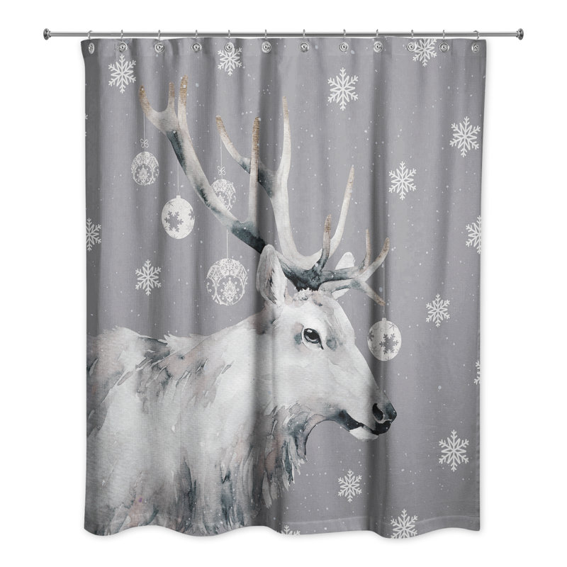 Rideau de douche Christmas Reindeer