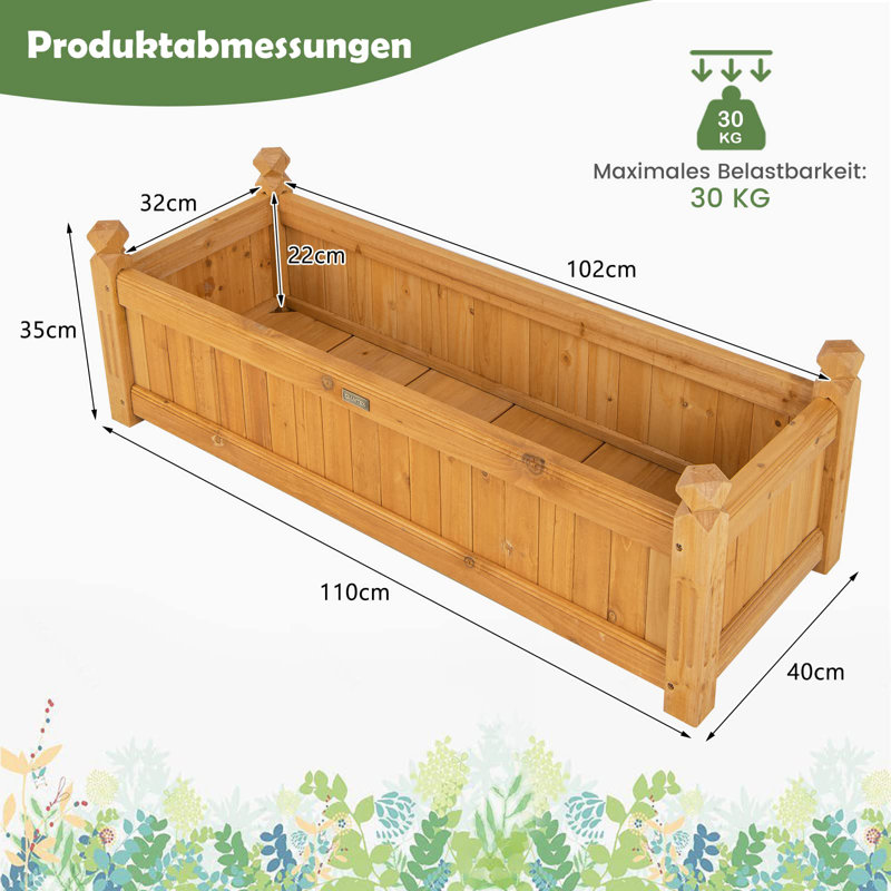 Wood Planter Box