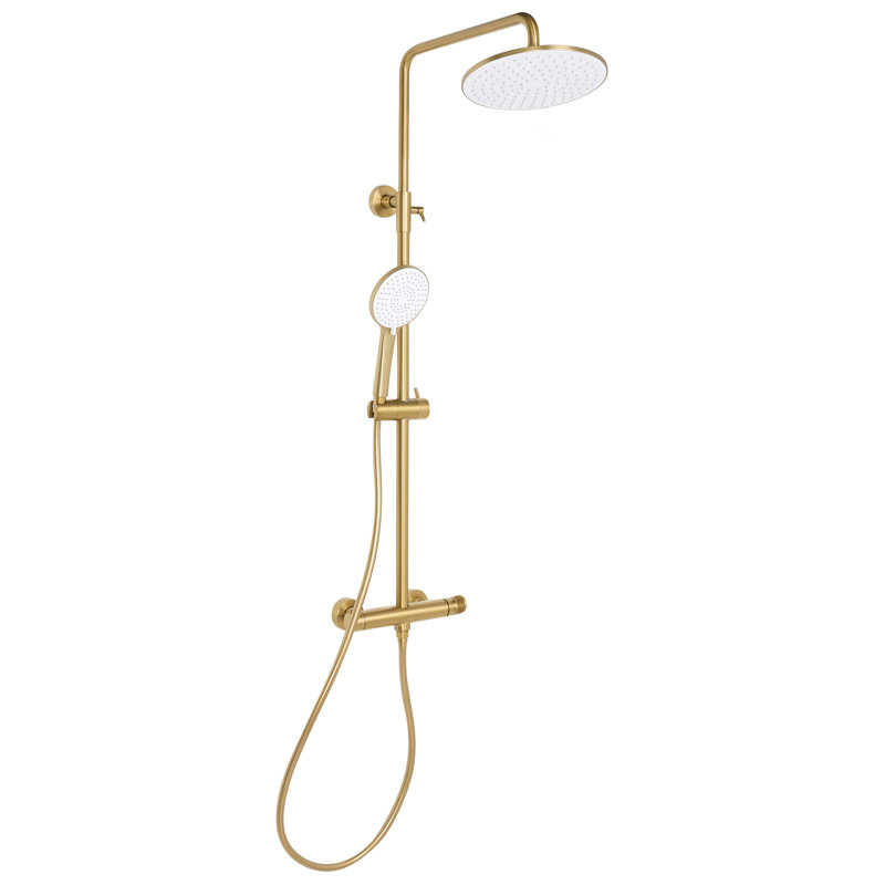 Rain Shower Head, Brushed Gold
