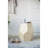 18x18x21" Hexagonal Capes  Stool, Cream/Yellow