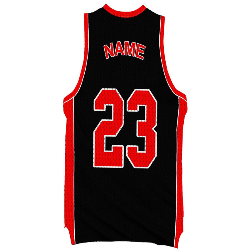 Adhésif décoratif Basketball Jersey, H 16 po x l 8 po, Noir