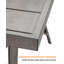 Table de salle à manger en aluminium pour 8 personnes, table de patio rectangulaire avec trou pour parasol 2,2 po, table de salle à manger pour 8 personnes pour terrasse, jardin, bord de piscine, chêne chaulé-794048673