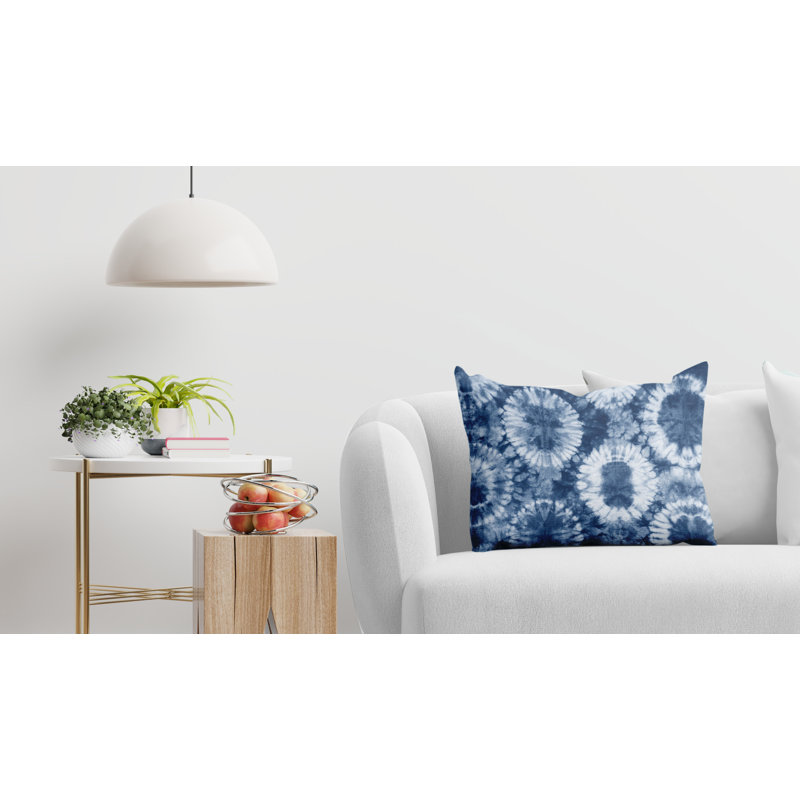 Hosi Abstract Outdoor Reversible Throw Pillow