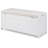 Linen Blend Upholstered Storage Bench-498423902