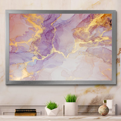 " Marbling " Watercolor Print