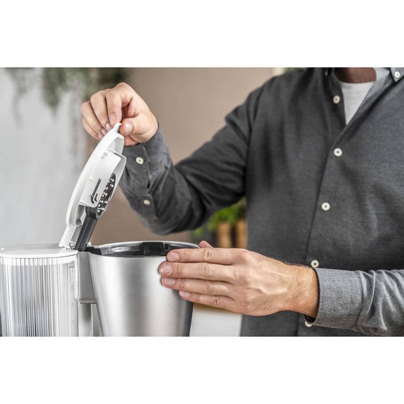 ZWILLING Enfinigy Glass Drip Coffee Maker, Silver