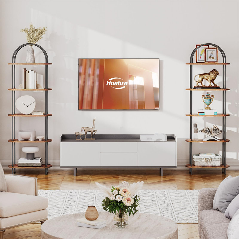 176cm H x 43cm W Etagere Bookcase