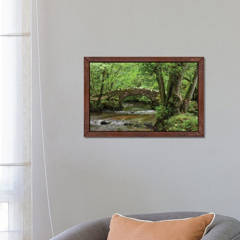 Adam Burton - Print on Canvas, 66.04 cm H x 45.72 cm W, Brown Floater Framed