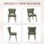 46.5cm H Fabric Upholstered Upholstered Back Side Chair-1057187723