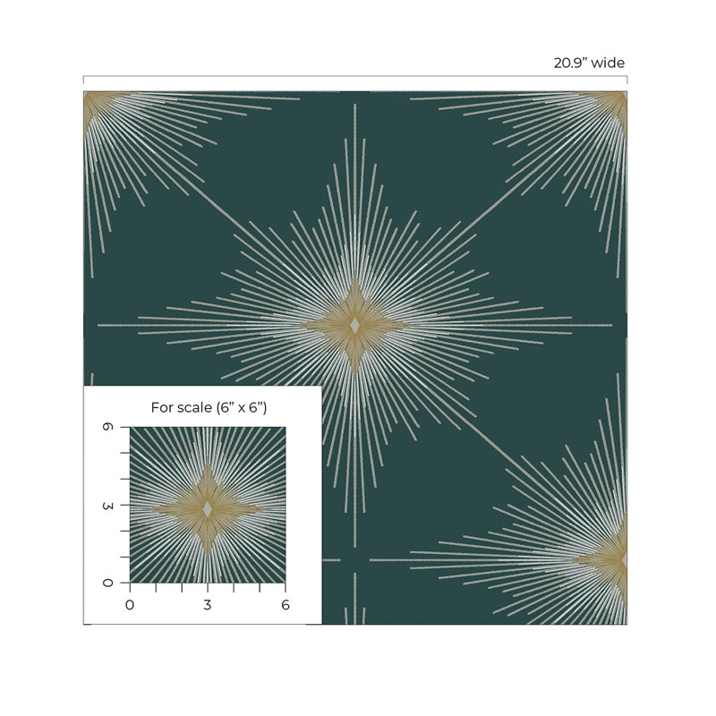 Rouleau Kippar Starburst, Haute mer, L 216 po x l 20,5 po