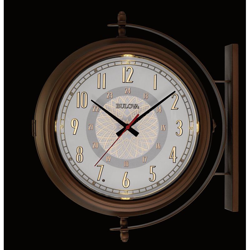 Town Crier Double-Sided Outdoor Wall Clock, C4350