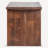 Janke Reclaimed Wood Side Table - Rustic
