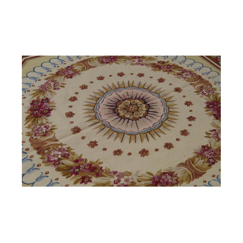 Aubusson Renaissance Wool Moroccan Area Rug