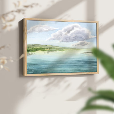 Transparent Lagoon II - reproduction encadrée - réversible