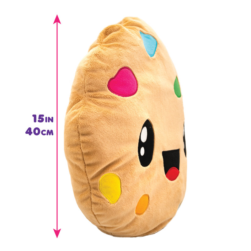  Rainbow Chip Cookie - Peluche bourrée parfumée Gourmet - Jeté, coussins décoratifs - Décoration de chambre d'enfant