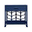 Ivy Twin Headboard And Nightstand Set – Navy Blue-602419320-602419321-588203214