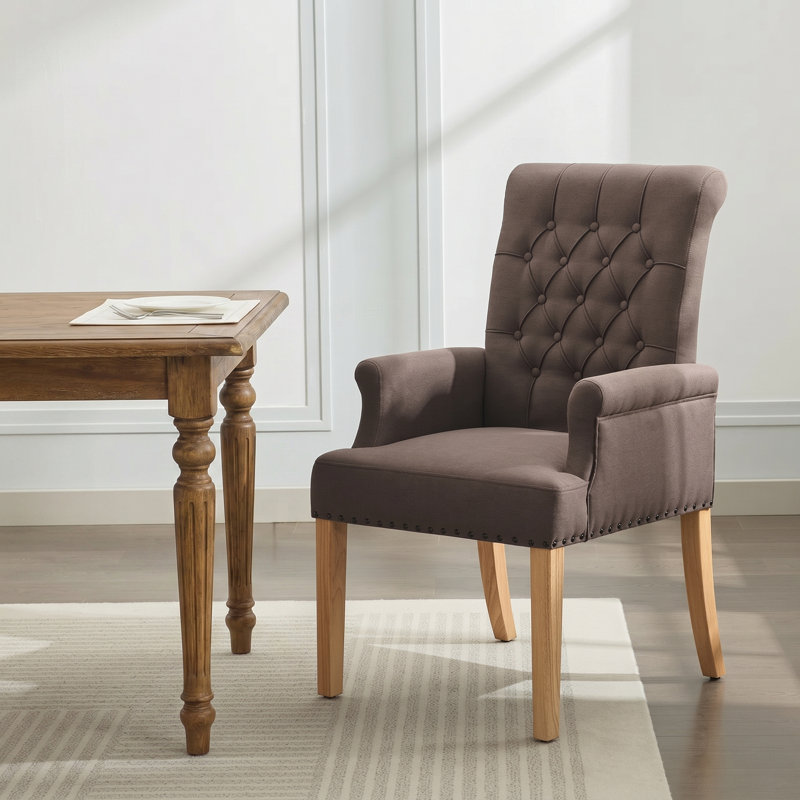 Fauteuil Amdad, Brun, Naturel