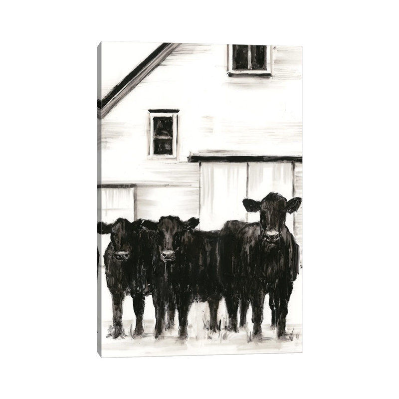 Standing Around I by Ethan Harper - Wrapped Canvas Painting, 101.6 cm H x 66.04 cm W x 3.175 cm D