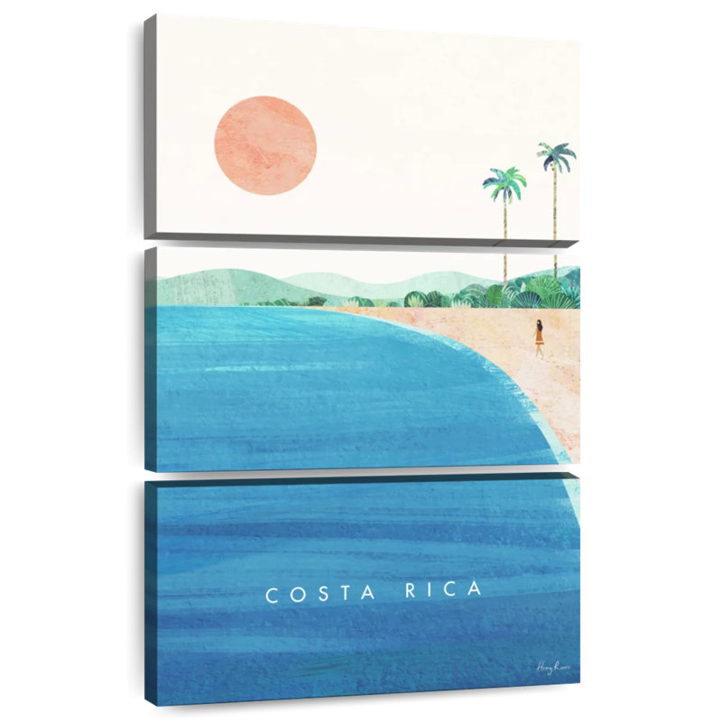 Affiche de voyage Masam Costa Rica, H 32 po x l 20 po