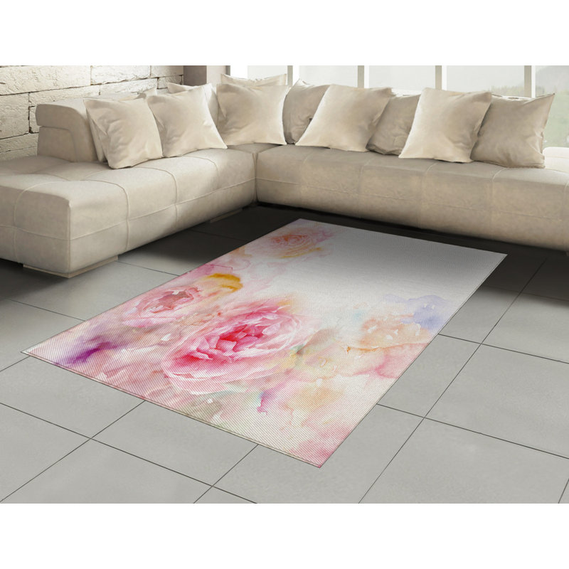 Cadwell Floral Hand Woven Area Rug, Rectangle 120 x 180cm
