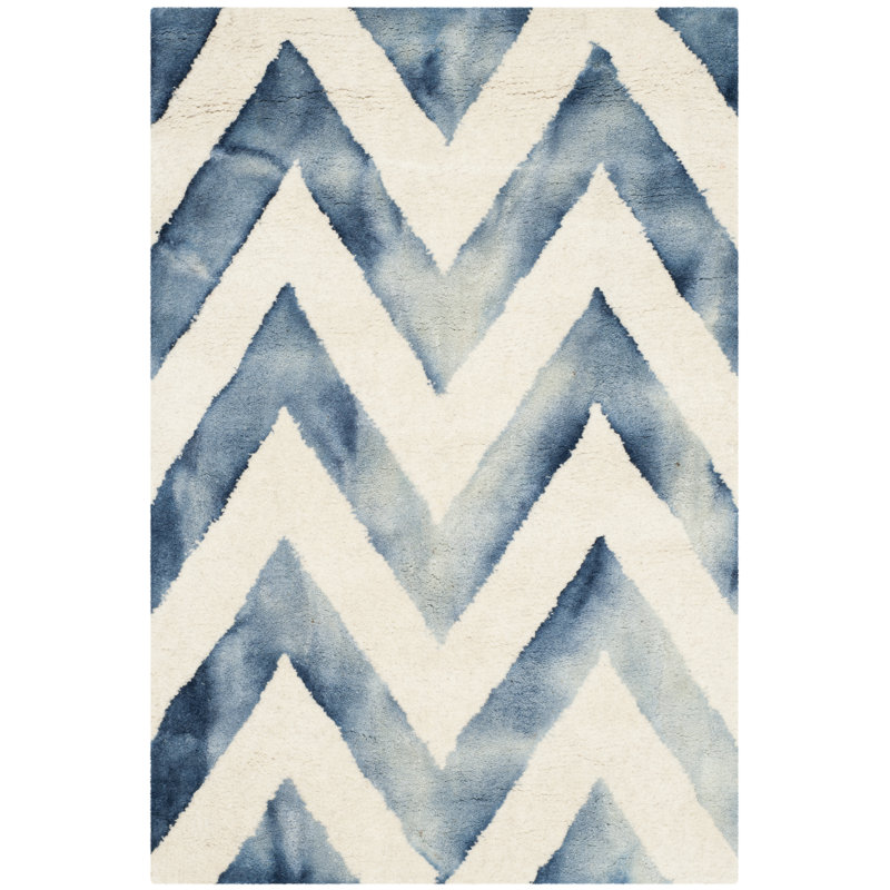 Danny Hand Tufted Wool Chevron Rug, Rectangle 2' x 3'