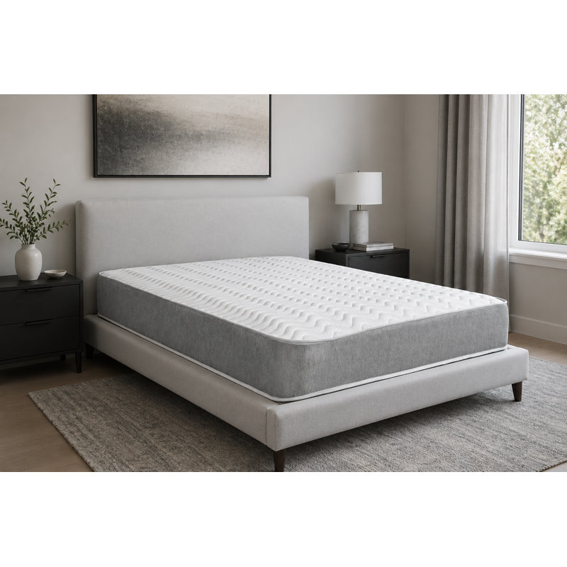 H Living Ltd Open Coil Mattress, Super King (6')