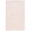 Tapis en laine / coton tissé à la main Boud en rose / ivoire-731253264
