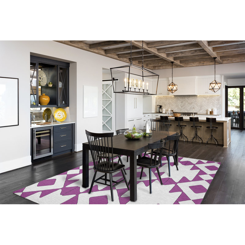 Chenille Geometric Indoor Rug, Rectangle 8' x 10'
