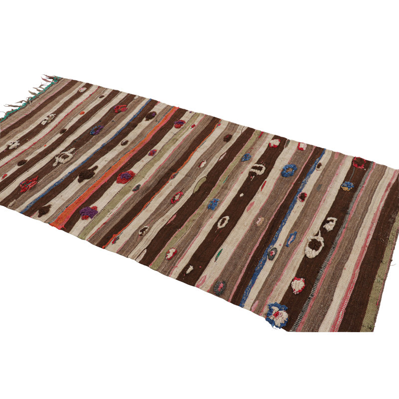 One-of-a-Kind 3'7”x7'4” Hand Knotted Area Rug