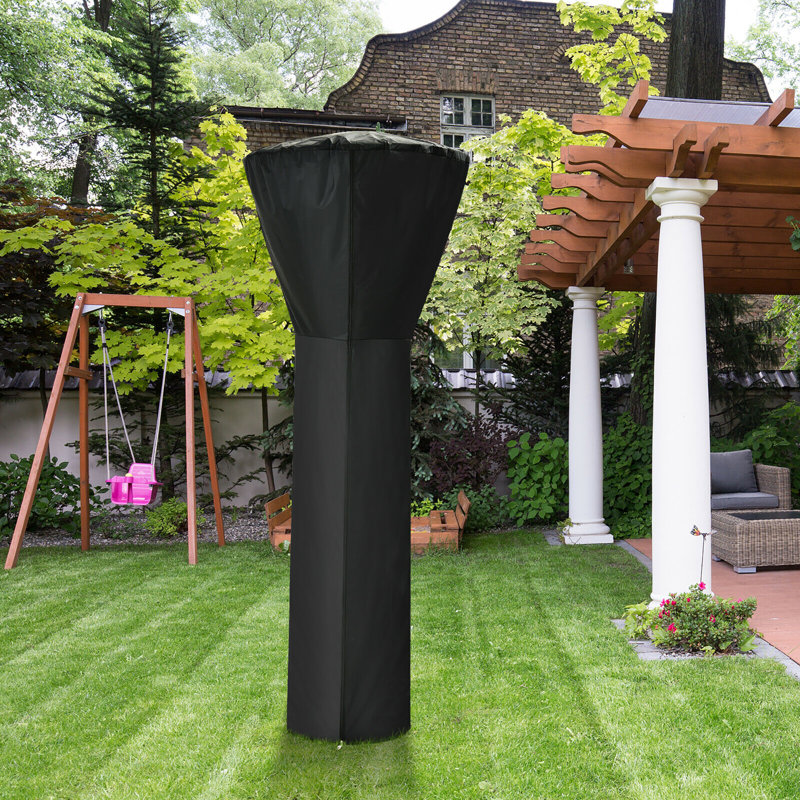 Costway 34'' W x 19'' D Patio Heater Cover, Black