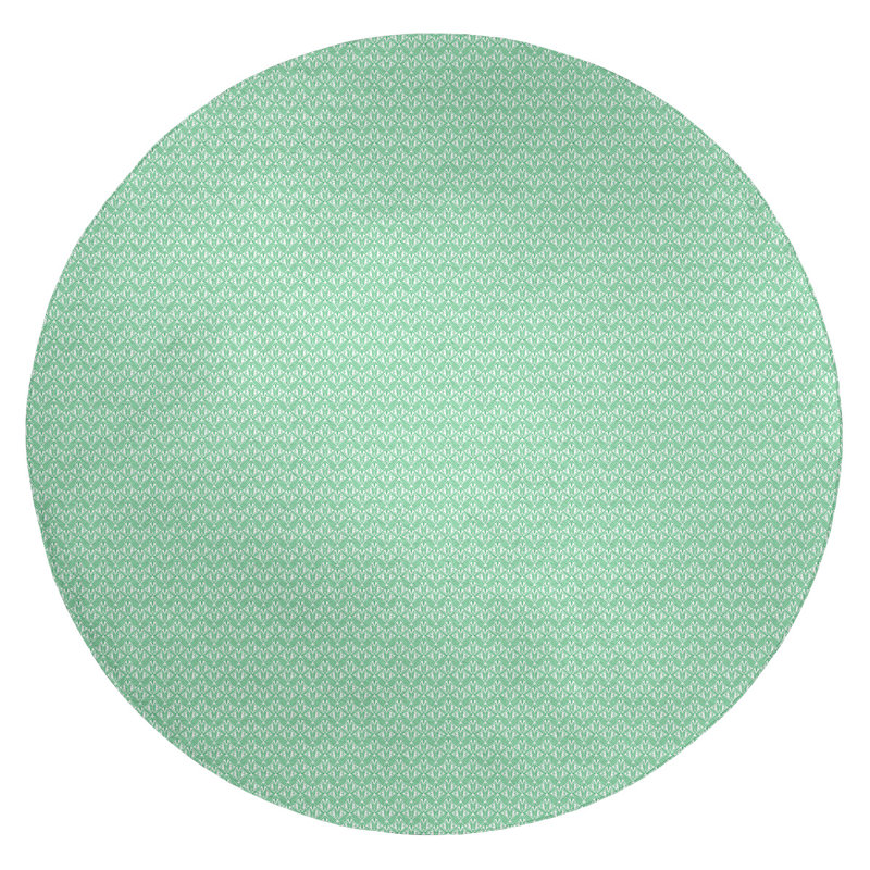 Chenille Indoor Rug, Round 5'