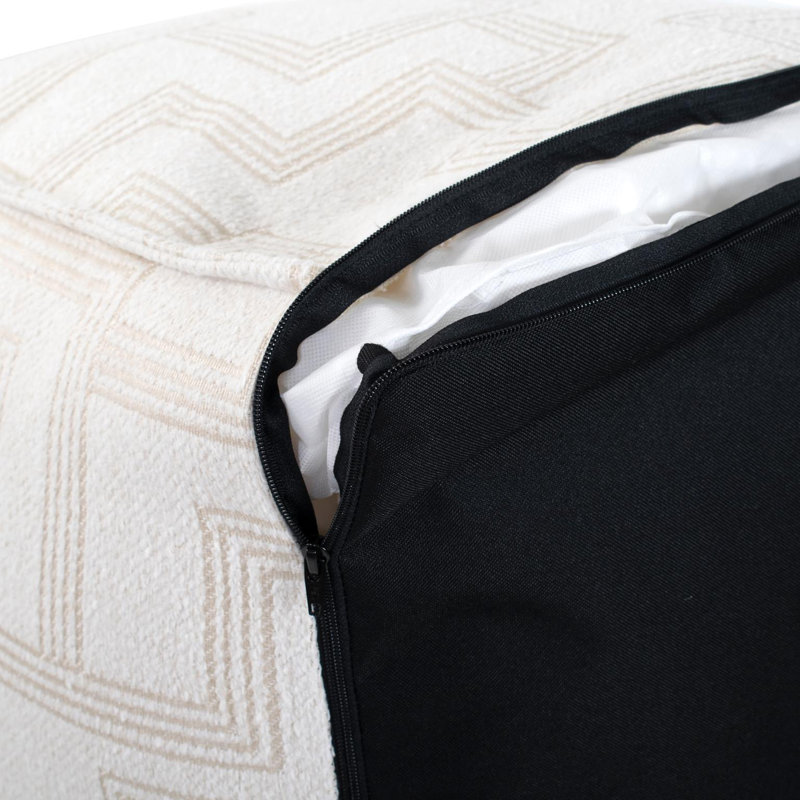 Pouf carré / extérieur Benny Syros Fog, Brun