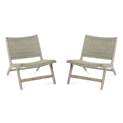 Verge Outdoor Teak Lounge Chair