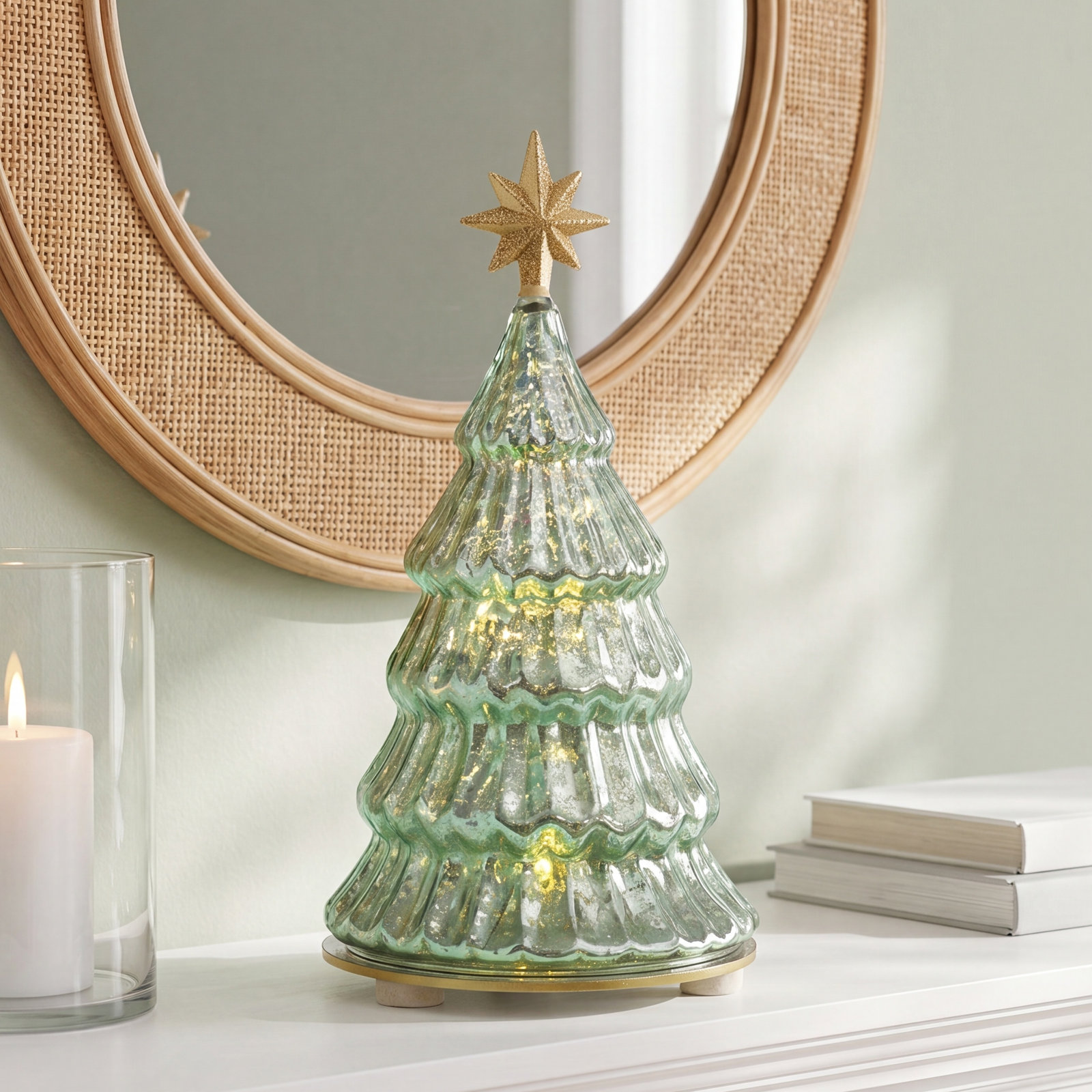 Radiant Light Lighted Tabletop Pine Tree