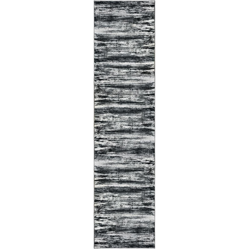 Modern Abstract Hallway Runner Rug,  Washable Rug Runner Non-Slip Soft Striped Kitchen Runner Rugs,   Carpet Runner For Entryway Bathroom Laundry Room Foyer