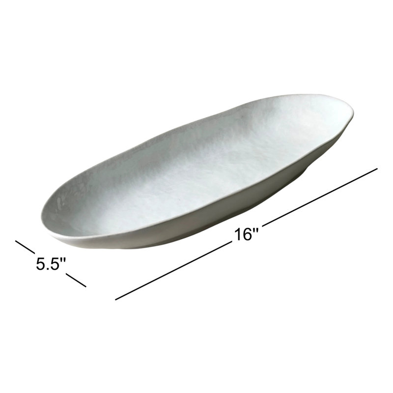 Plateau blanc Garlyn Cozina