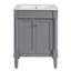 Meuble-lavabo 24 po avec lavabo supérieur et armoire de rangement à 2 niveaux-1572682706