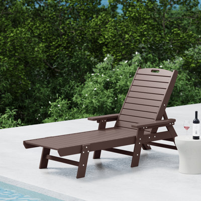 Chaise longue simple inclinable Laguna