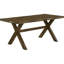 6 repas rustiques en noix de muscade noueuse, table rectangulaire, sièges rembourrés, banc pour les dîners de famille intimes muscade, chaises en bois, banc, 6 sièges confortablement à la maison
