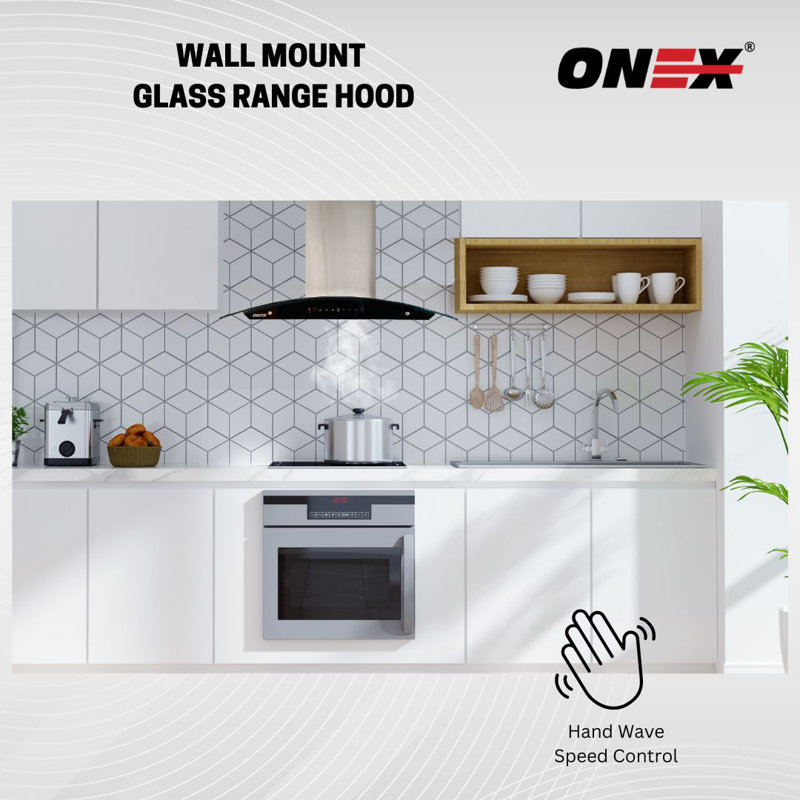 Hotte murale en acier inoxydable 30 po