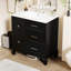 Bathroom Vanity With Sink, Bathroom Cabinet With Solid Wood Legs-581800647