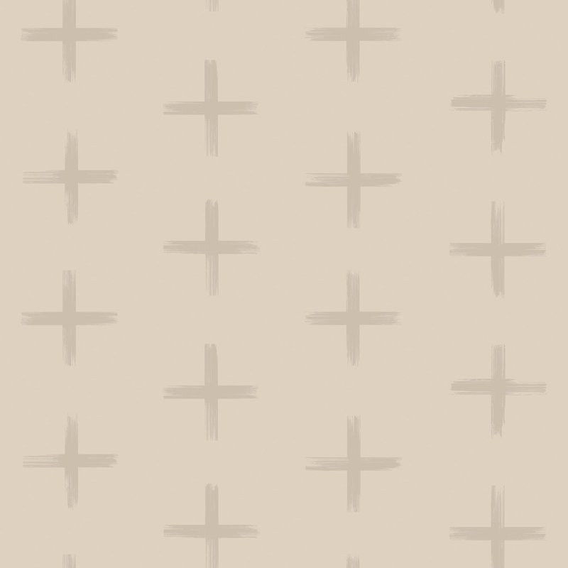 De plus, papier peint, Non encollé, Faux Grasscloth, Pale Pebble