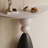 Half-circle unique design wooden console table