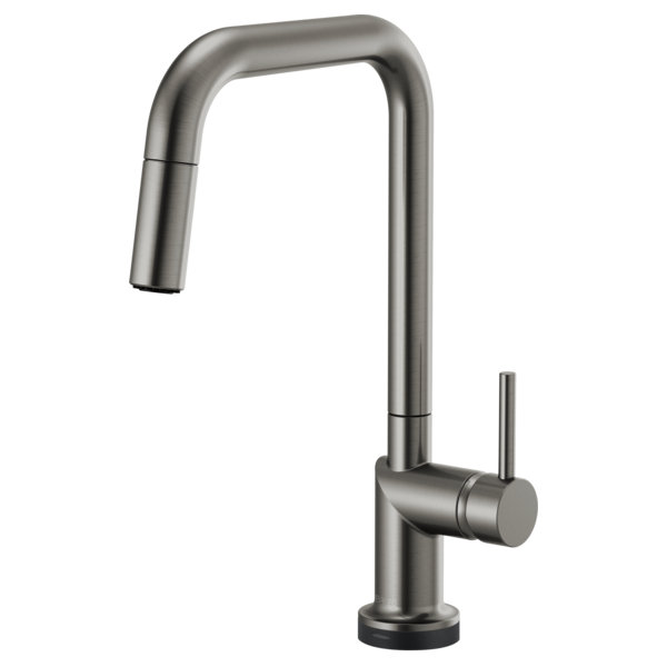 Odin® SmartTouch® Pull-Down Faucet with Square Spout, Luxe Steel, Lever