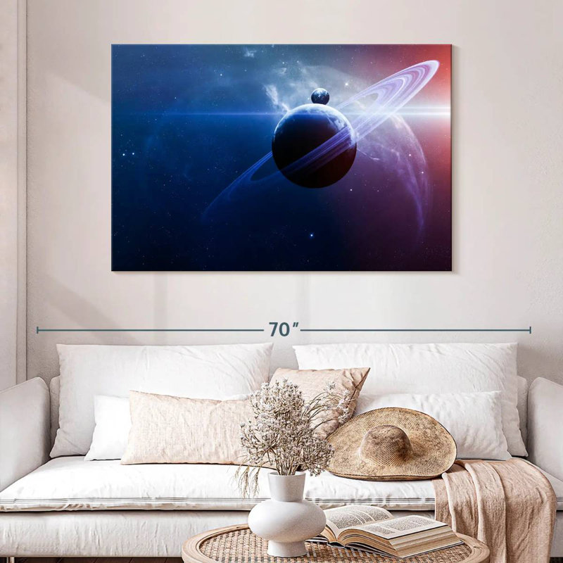 Oberle Planets In Outer Space, 32" H x 48" W
