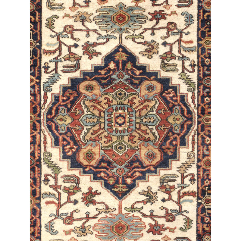 Serapi Hand Knotted Wool Oriental Area Rug, Runner 3' x 24'