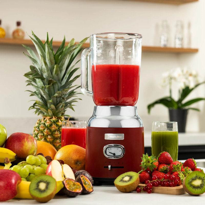 Westinghouse Retro Food Blender, Red