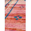 Tapis rose / mauve marocain unique 12 pi 4 po x 19 pi 7 po marocain